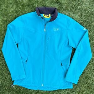 Mountain Hardwear Offwidth Tufstretch Softshell Full Zip Windbreaker Jacket sz M